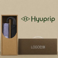 협립 3단 280T 블랙곡자손 완전자동 우산 +협립호텔코마170타월-세트