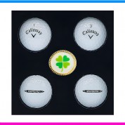 캘러웨이 워버드 디스턴스 4구 볼마커세트 (2pc) 캘러웨이 골프공 4구 캘러웨이 4구세트 워버드 골프공