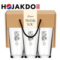 한국전통 K컬쳐 샤이닝 글라스컵 480ml 3P 선물세트