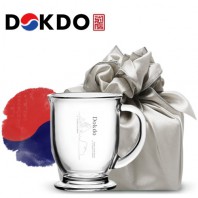 한국전통 K컬쳐 독도 40240 클래식 글라스 머그컵 440ml (보자기 포장)