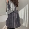 로페리아 클래식 코듀로이 여성 숄더백(0217048)