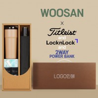 가르시아 3단60 10K 초고밀도 완전자동우산 +배터리+락앤락 메트로카페+타이틀리스트 골프공 6구-세트