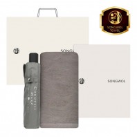 송월 타월 우산 2매 콤보세트 (뉴컬러무지 150g + CM3단뉴폰지)