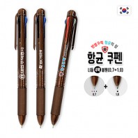 항균쿠펜 니들 4색 볼펜 (4IN1)