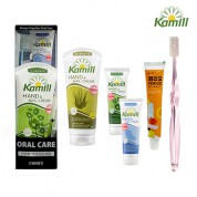 오랄핸드케어 4호 카밀핸드크림100ml+30mlx2p 크리스탈캡칫솔치약세트
