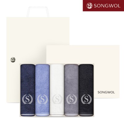 [송월타올] 송월 슈퍼클래스 뱀부 S90 5P 타올세트