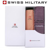 스위스밀리터리 3단수동 사각 밀키 암막 우양산+160g 면사타올 세트