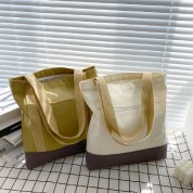 제이탑 투톤디자인 다용도 에코백