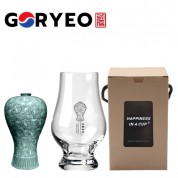 한국전통 K컬쳐 고려청자 위스키잔 노징글라스 양주 니트잔 170ml 1P 선물세트