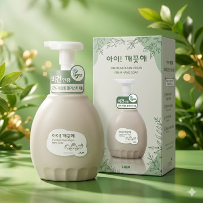 프리미엄 핸드워시 아이깨끗해 친환경 비건 450ml  정품 끈케이스 별도문의