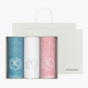 [송월타올]카이저 40수 코마 180g 3매 선물세트(쇼핑백)