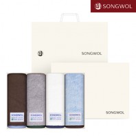[송월타올] 뉴 바이브 뱀부 220g 4P 타올세트