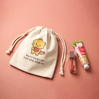 뉴에이커 국산 내추럴 스트링 파우치 19x21cm