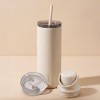 뉴에이커 보온보냉 3in1 항균 세라믹 텀블러 600ml 세트 빨대 뚜껑 손잡이