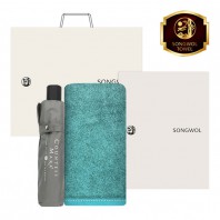 송월 타월 우산 2매 콤보세트 ( 뱀부200g+ CM3단뉴폰지)
