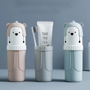143_곰돌이 휴대용 여행 치약 칫솔 케이스