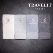 트래블잇 VC로마병정 국내생산 30수 130g 수건 1P/2P/3P/4P/5P