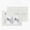 [송월타올] 120g 행복한 추석 2매 선물세트(쇼핑백)