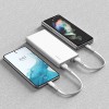 10W 2대 동시충전 슬림피트 파워뱅크 10000mah 보조배터리+케이블