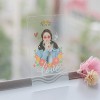 2635 투명 포토카드 연예인 굿즈 투명 명함 100매이상 주문가능 90x50mm