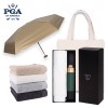 PGA 5단접이식 210T 미니 우양산,호텔스페셜180타올세트