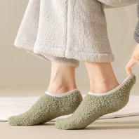 밀크폼 소프트 미끄럼방지 수면양말 덧신