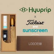 협립 3단60엔티크 고밀도 완전자동우산 +선크림+타이틀리스트 골프공 3구-세트