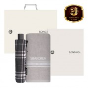 송월 타월 우산 2매 콤보세트 ( 샤보렌디럭스+3단모던체크)