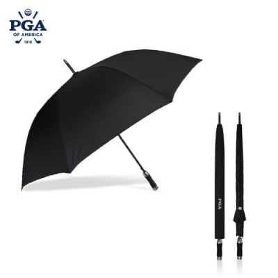 PGA 70폰지FRP_블랙 장우산(방풍기능)