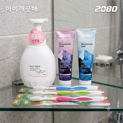 프리미엄 아이깨끗해 450ml 치약 칫솔 6종세트
