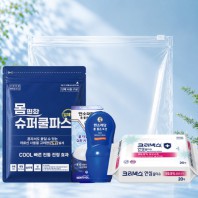 몸편한 구급키트 3종세트 22호(일체형 쿨파스+멘소래담 롤온로션+크리넥스 안심 물티슈)