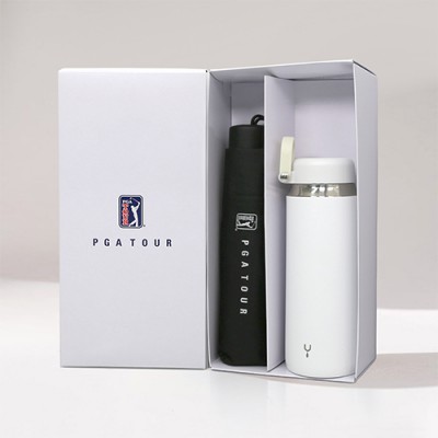 PGA 3단수동 무지+스테이24 타임 텀블러(500ml)세트