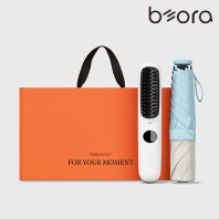 BOR 028 미니 우양산 고데기세트 (휴대용 고데기+로맨틱투톤)