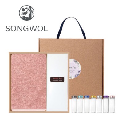 (송월타올)40수코마무지40(180g) 텀블러세트(40수코마무지40(180g) + 메탈트라이탄)