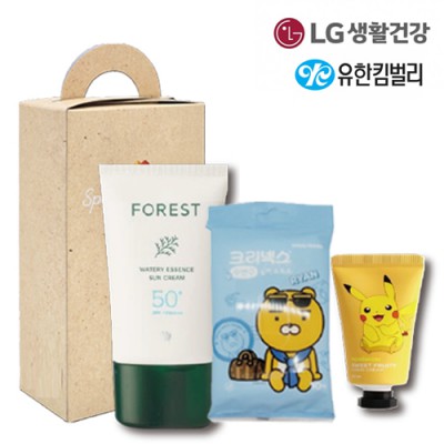 브생건88호(유한킴벌리에센스선크림+LG포켓몬핸드크림+카카오수앤수물티슈)