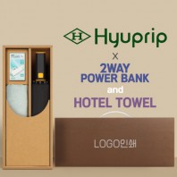 협립 3단60 슈퍼TEN(10K) 컨테이너 완전자동우산 +배터리+뱀부170타월-세트