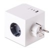 플라이토 블록 PD 20W 고용량  멀티탭 3구 C타입 2포트+USB 1포트  플러그형 JS-D31
