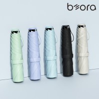 BOR 무지 인쇄우산 058 파스텔 라이트 초경량 우양산