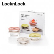 락앤락 바로한끼  글라스 밥용기 4P LL-62