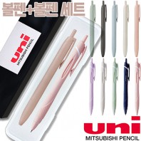 uni제트스트림라이트터치(0.5)+제트스트림150소프트(0.38/0.5/0.7)세트