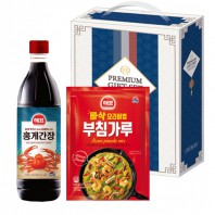 해표 실속(감칠맛 홍게 간장+부침가루)추석 명절 선물세트