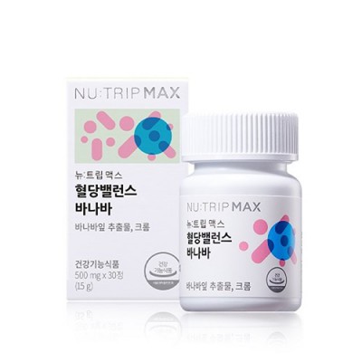 뉴트립맥스_혈당밸런스 바나바*30정 (1개월분)