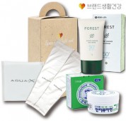 쿨아이스세트 브생건141호(아쿠아쿨토시+유한킴벌리 에센스 선크림+유한양행 안티푸라민연고)