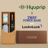 협립 3단 70 완전자동우산 +배터리+락앤락 메트로머그1P-세트