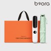 BOR 029 미니 우양산 고데기세트 (휴대용 고데기+파스텔블룸)