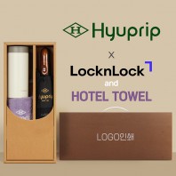 협립 3단 70 완전자동우산 +락앤락 테이블머그+협립호텔코마170타월-세트