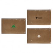지퍼백/pvc+부직포/포장용지퍼백 [S] 26x18cm