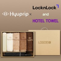 협립 3단 60 슈퍼 거꾸로 완전자동우산 +협립40수호텔코마180타월4P+락앤락슬림핏원터치텀블러-세트