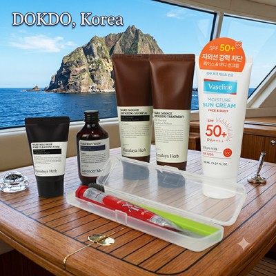 애경 바세린 선크림 150ml 나드 프리미엄 샴푸 여행용 8종세트