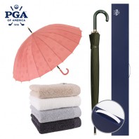 PGA 54-24K자동워터블루밍곡자핸들,호텔스페셜180타올세트